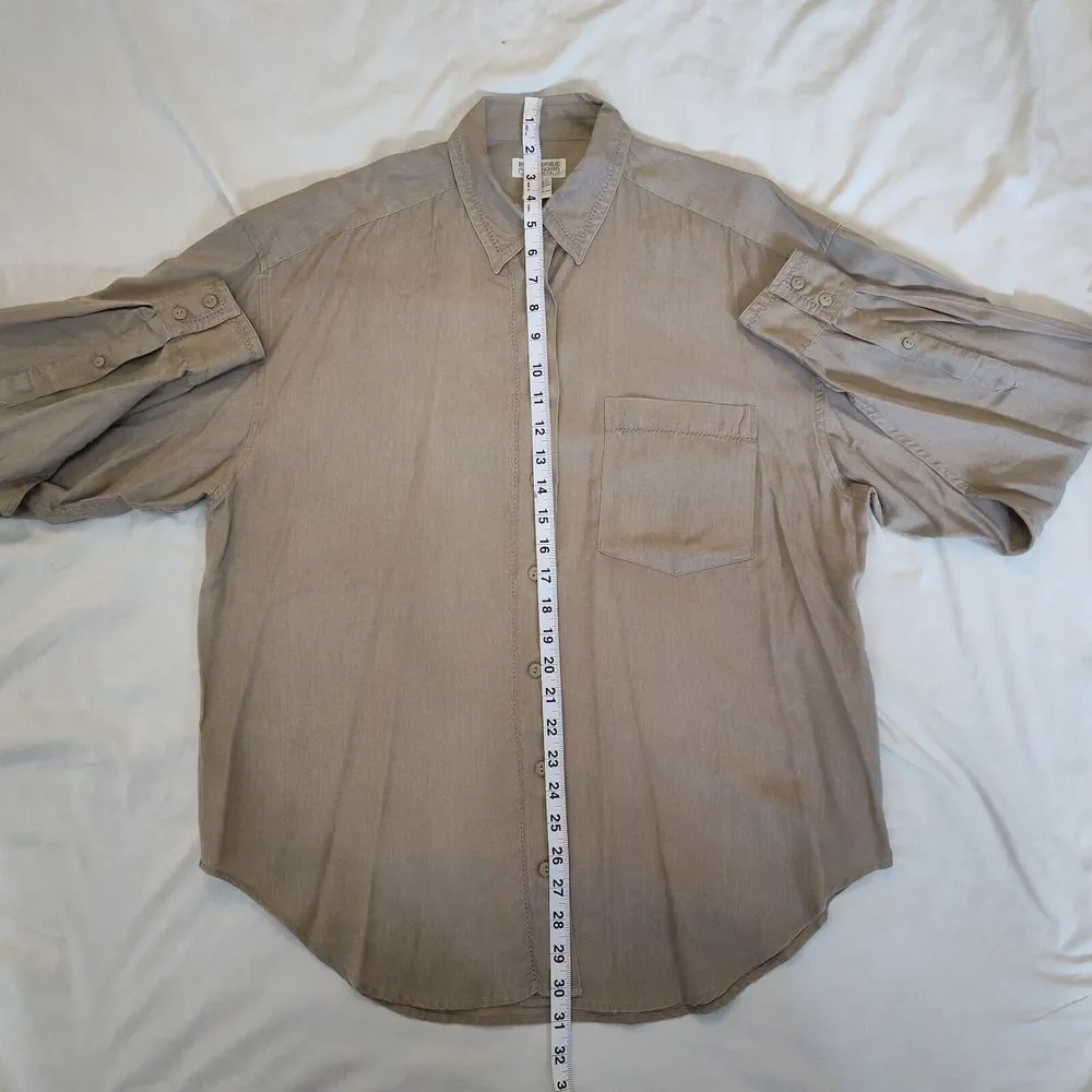Banana Republic Safari &‎ Travel Clothing Co. Vintage Button Down Long Sleeve L
